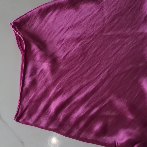 Asos Petite Pink Satin Mini Skirt O Sold Out Barbiecore Y2K - Picture 4 of 4